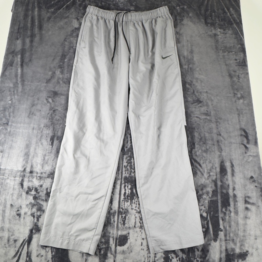 Nike Dri-FIT Athletic Pants Mens 3XLT Gray Tall Straight Leg Track Pants